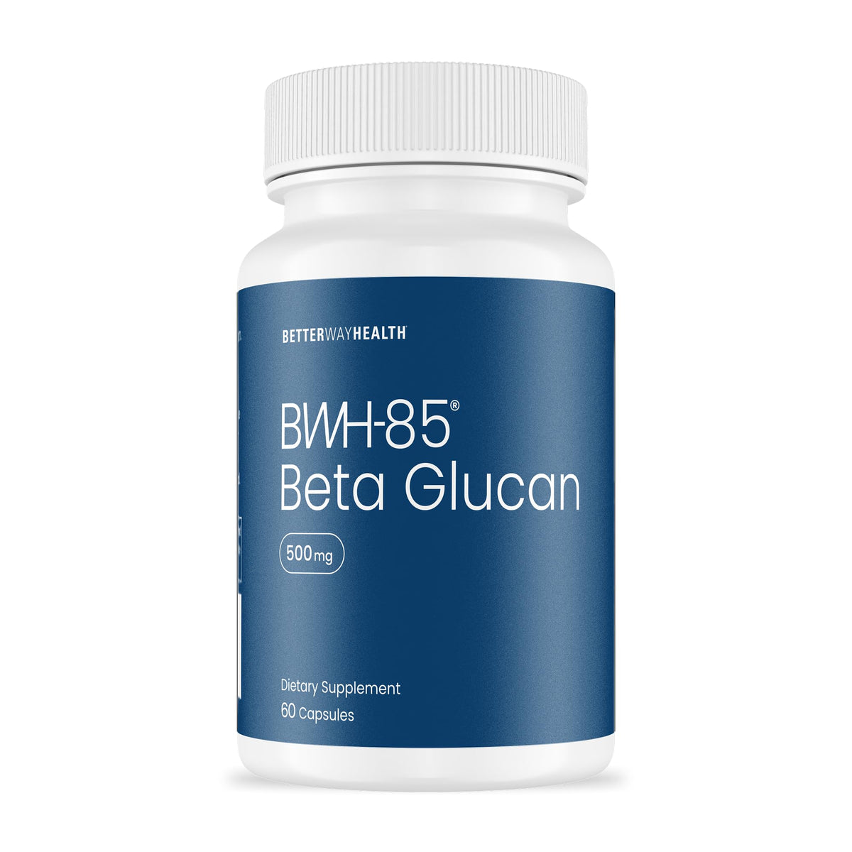 Better Way Health Beta Glucan 500mg Immune Support - 60 Capsules
