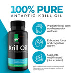 Daiwa Krill Oil 1000mg EPA DHA Omega 3 - 60 Softgels - image 3