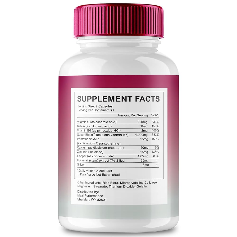 IDEAL PERFORMANCE Harmony Hair Growth Capsules Extra Strength - 60 Capsules - image 2
