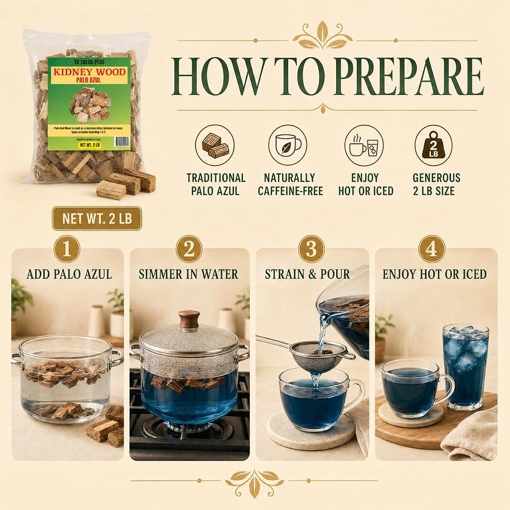 Tu Salud Plus Palo Azul Tea for Kidney Health - 2 Lb - image 6