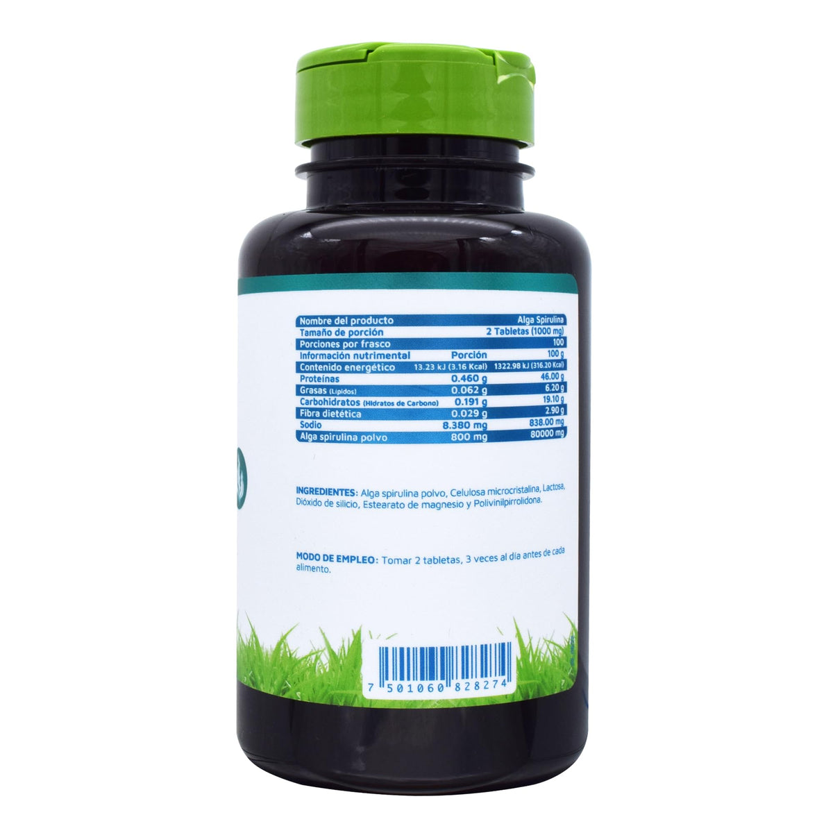 Vidanat Spirulina Algae 400mg - 200 Tablets - image 3