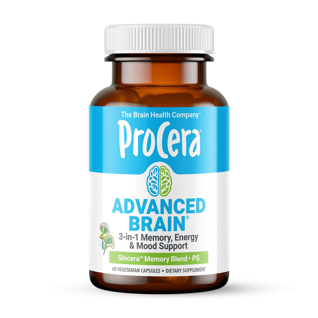 Procera Advanced Brain Supplement for Memory & Focus - 60 Capsules