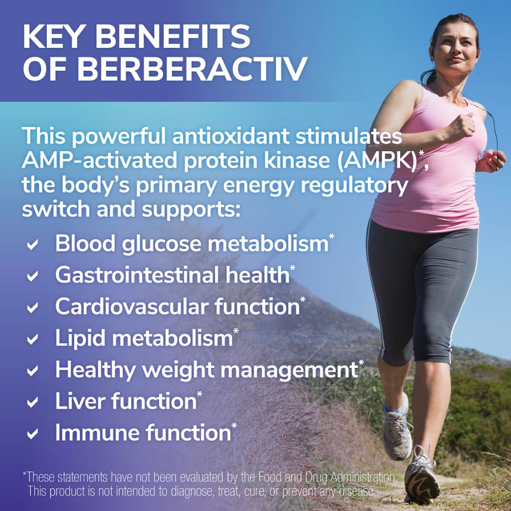 Tesseract BerberActiv-QR Berberine 350mg - 90 Capsules - image 4