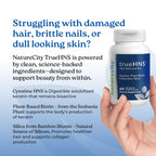 NatureCity True-HNS Hair & Nails Supplement Plant Based Biotin - 120 Capsules - image 5
