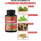 Cona Nature Giloy Guduchi Extract with Ashwagandha - 60 Vegetarian Capsules - image 3