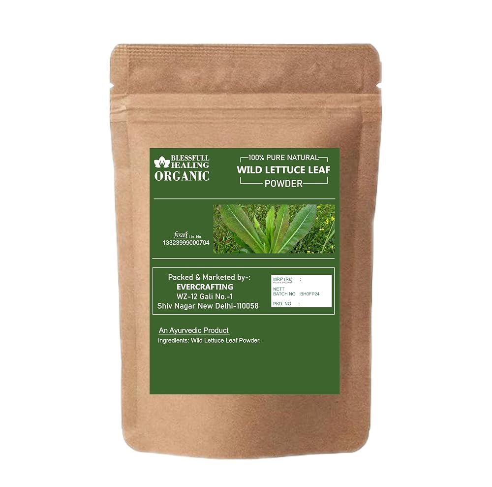 Blessfull Healing Organic Wild Lettuce Leaf Powder - 300g - image 2
