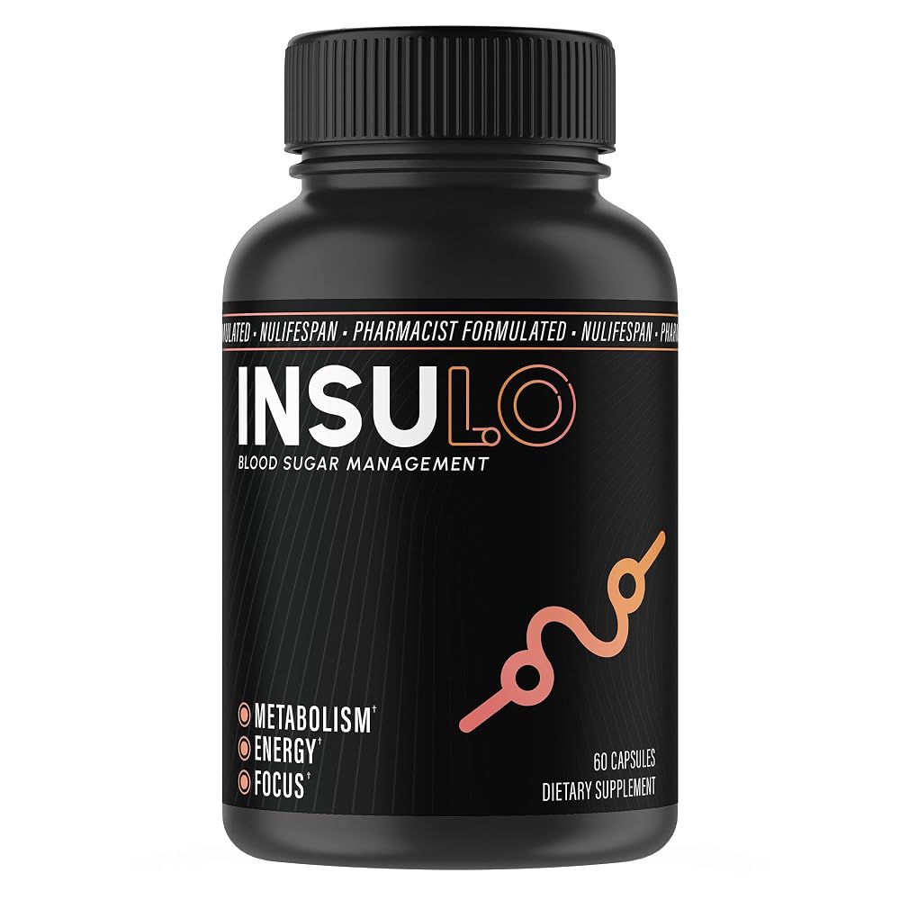 Nulifespan InSuLo Metabolism Energy and Focus Supplement - 60 Capsules