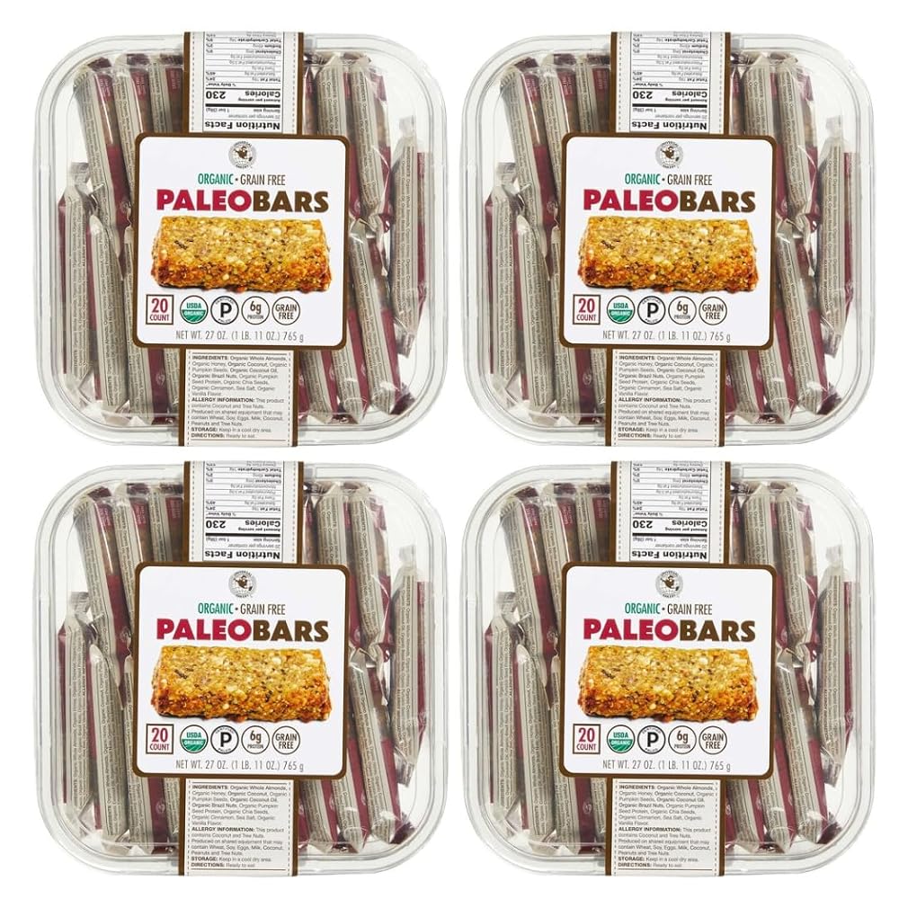 Generic Universal Bakery Organic Paleo Bars - 80 Count