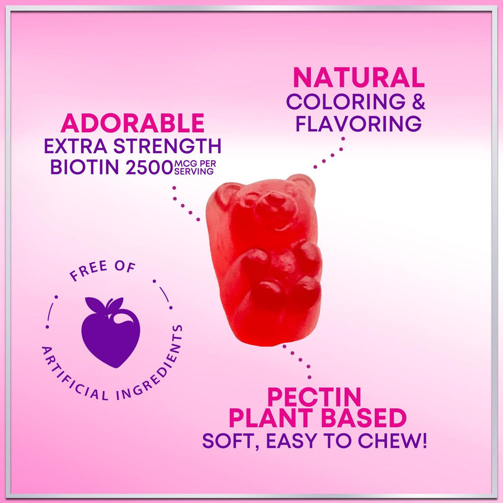 Hello Lovely! Collagen Gummies with Biotin for Hair, Skin & Nails - 60 Gummies - image 7
