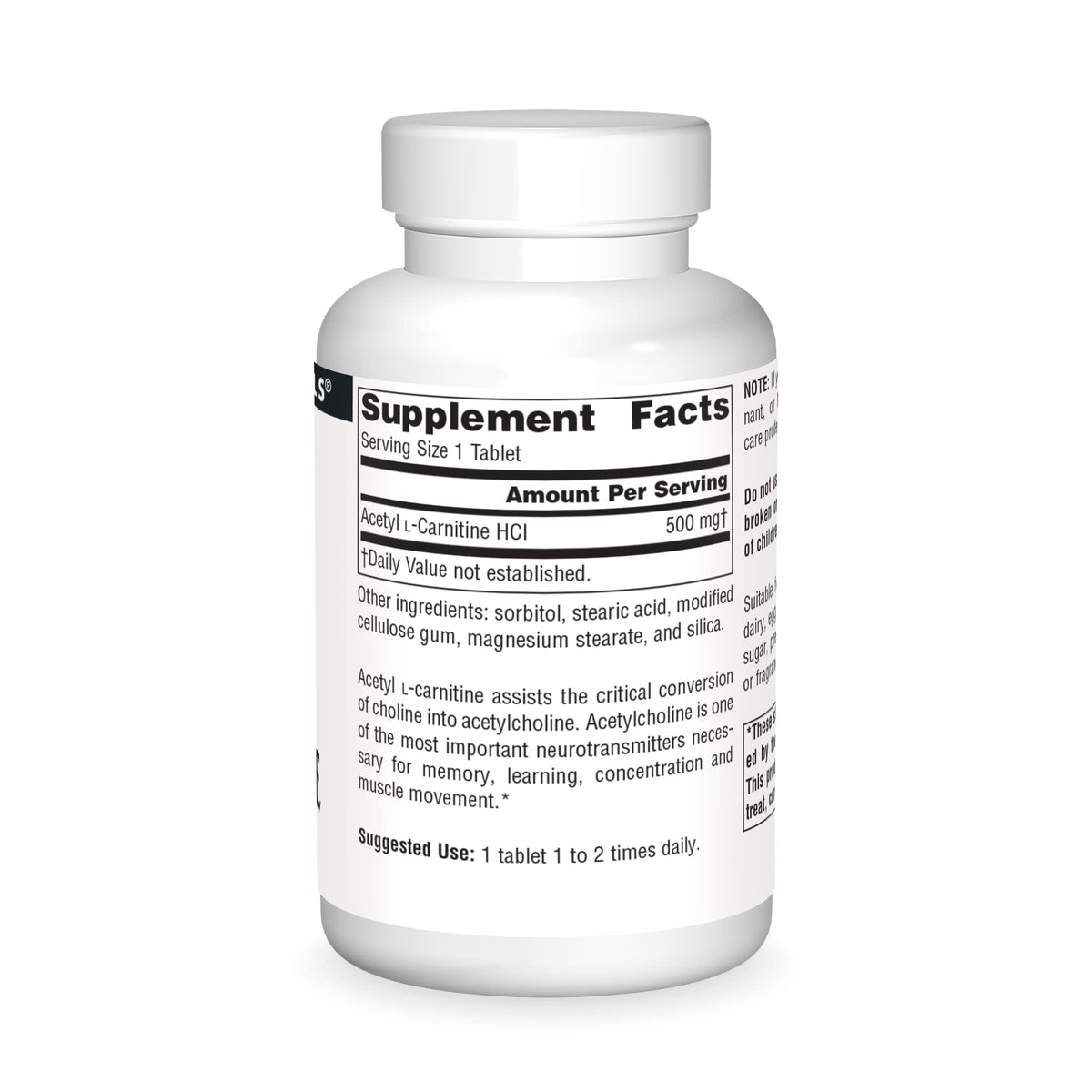 Source Naturals Acetyl L-Carnitine 500mg