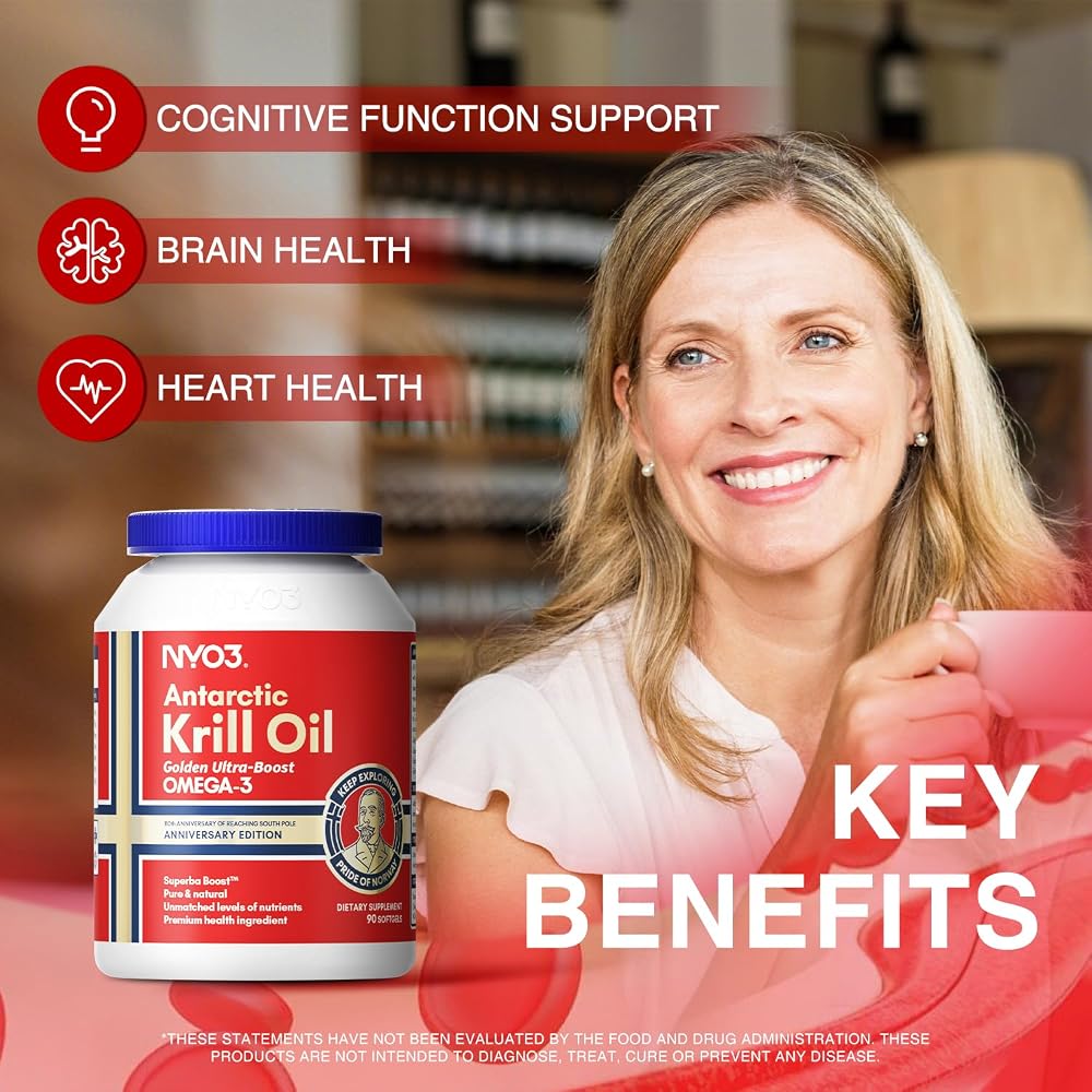 NYO3 Krill Oil Omega 3 1500mg - 90 Softgels - image 4