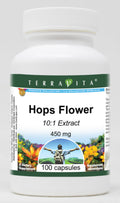 Terravita Hops Flower 10:1 Extract 450 mg - 100 Capsules
