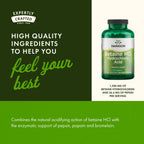 Swanson Hydrochloric Acid with Pepsin - 500 Capsules - image 5