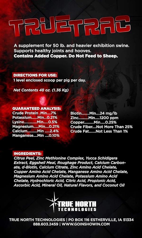 True North Technologies True Trac Joint Support Powder for Show Pigs - image 2