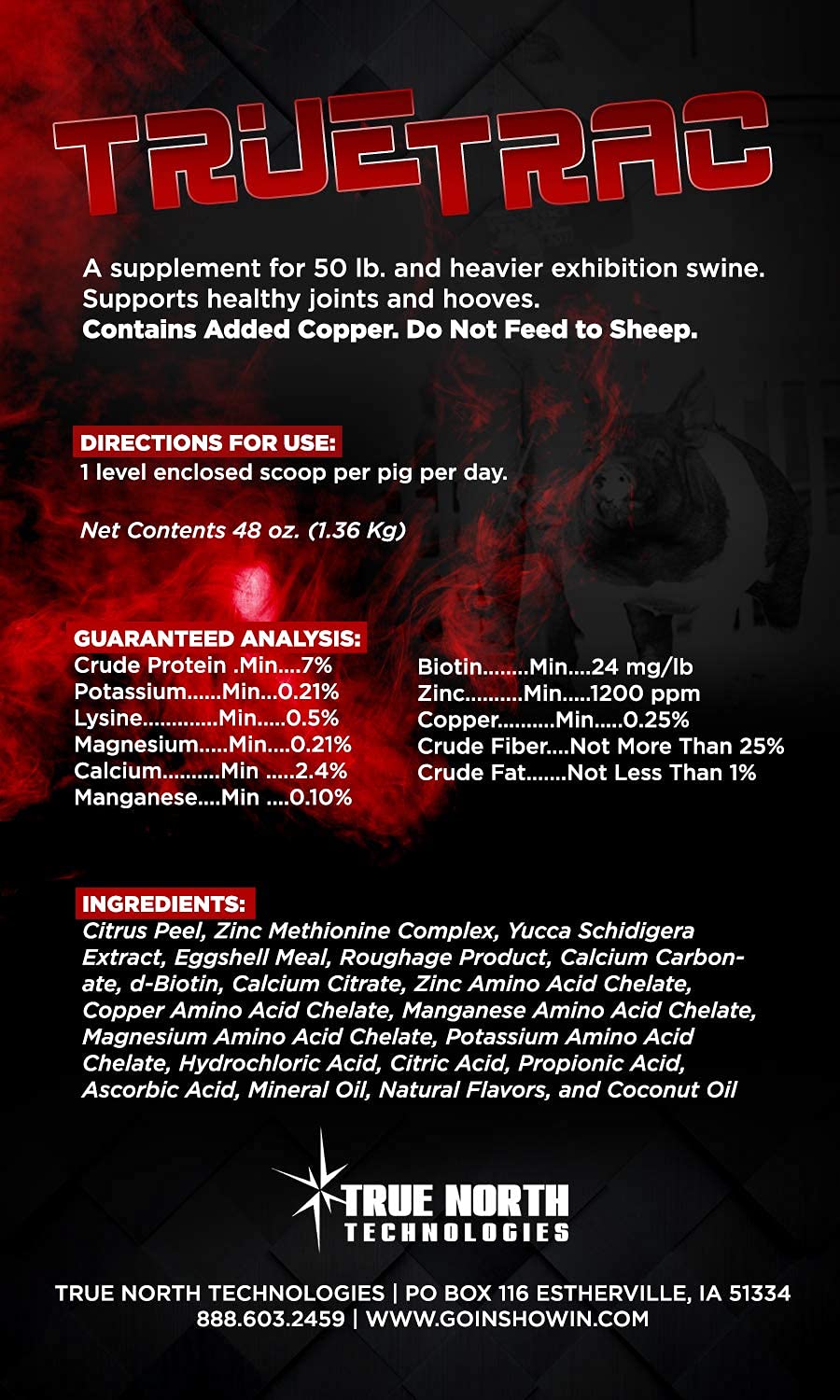 True North Technologies True Trac Joint Support Powder for Show Pigs - image 2