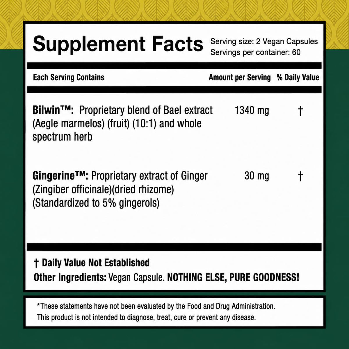 Harmony Nutraceuticals Bilva Supreme Digestive Support - 120 Vegan Capsules - image 5
