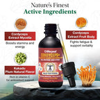 Life Cykel Cordyceps + Lion's Mane Extract Liquid Drops - 2 Fl Oz - image 3