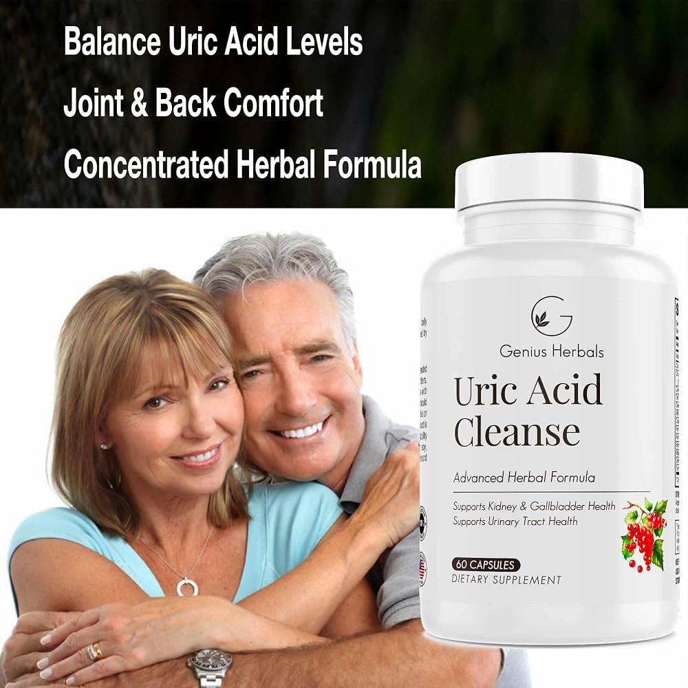 Genius Herbals Uric Acid Cleanse - 60 Capsules - image 4