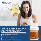 Enuvia Ashwagandha Supplement Stress Relief - 60 Capsules - image 5