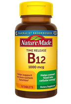 Nature Made Vitamin B12 1000 mcg Time Release - 75 Tablets