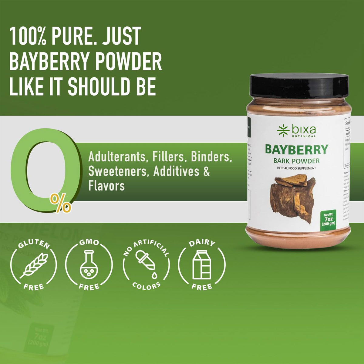 bixa BOTANICAL Bayberry Powder 100% Pure - 200g - image 4