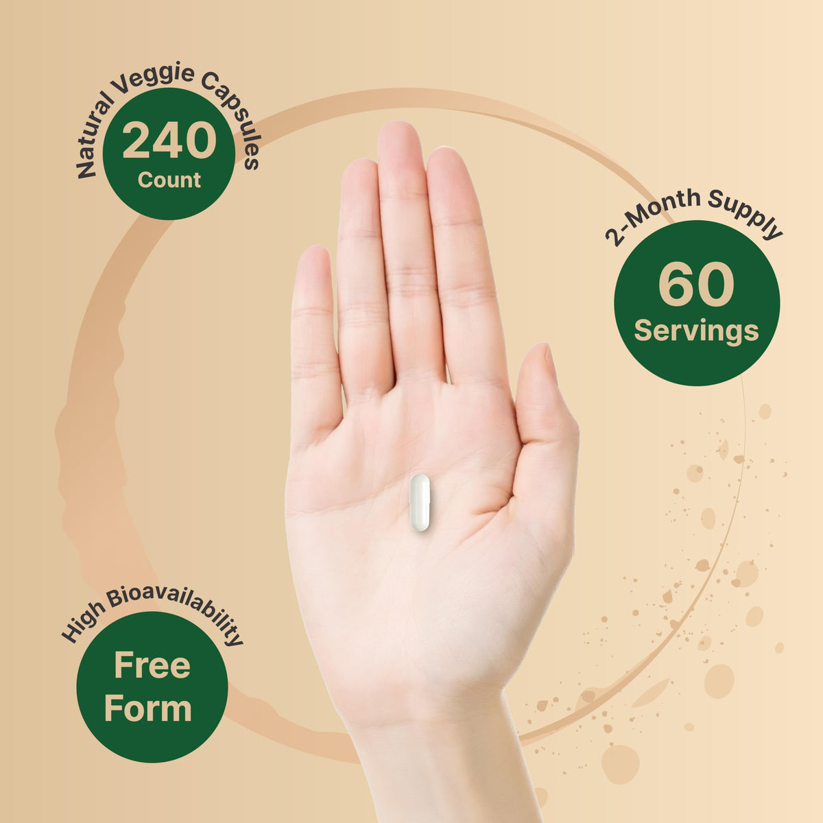 NatureBell Glutathione 2000mg Reduced Form - 240 Vegetarian Capsules - image 4
