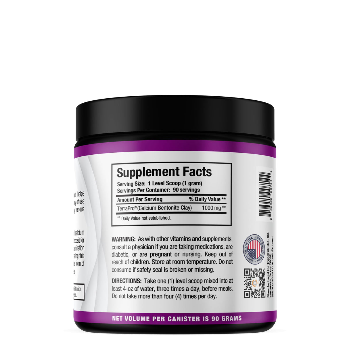 CurcuminPro TerraPro Bentonite Clay Detox Supplement - image 3
