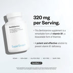 Supersmart Benfotiamine 80 mg Vitamin B1 - 120 Vegetarian Capsules - image 6
