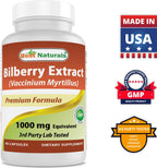 Best Naturals Bilberry 1000 mg - 270 Capsules (3 Pack) - image 8