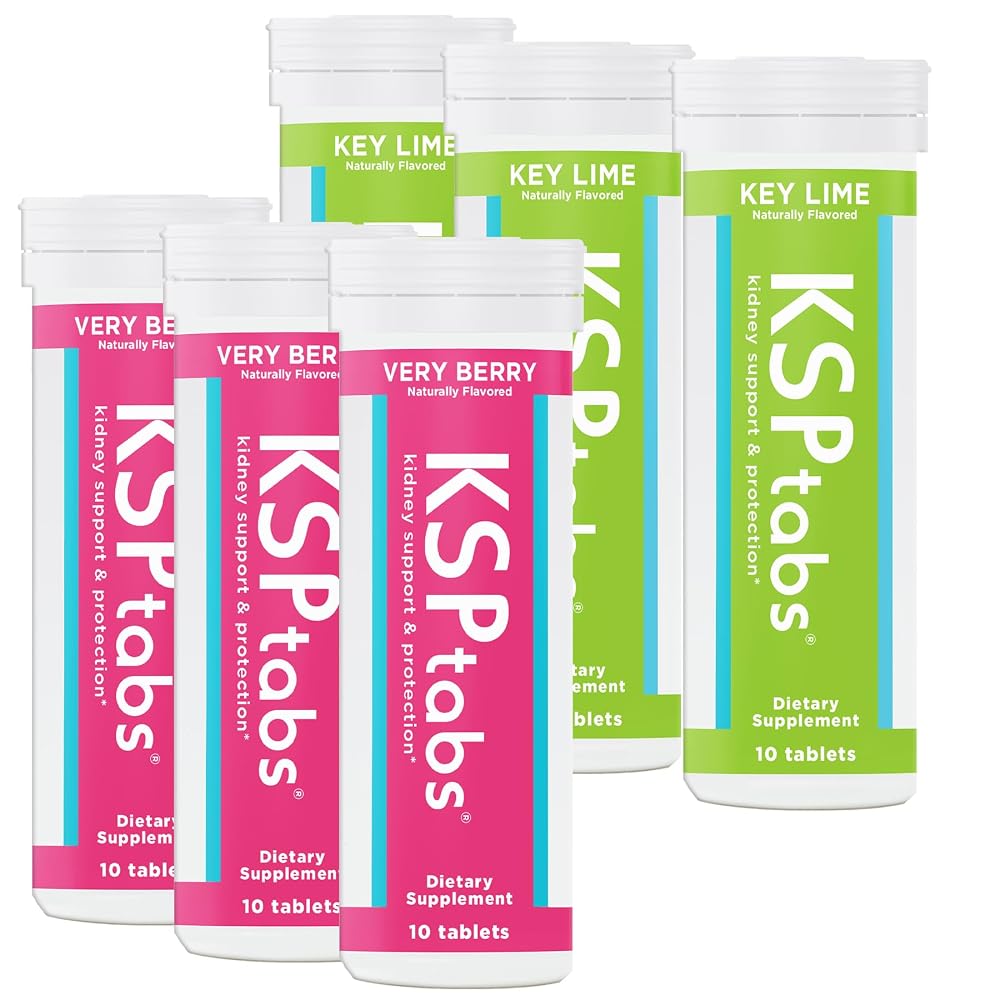 KSPtabs Berry & Lime Kidney Health Supplement - 60 Tablets