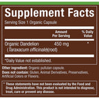 plnt Organic Dandelion Full Spectrum Whole Root - 90 Capsules - image 3