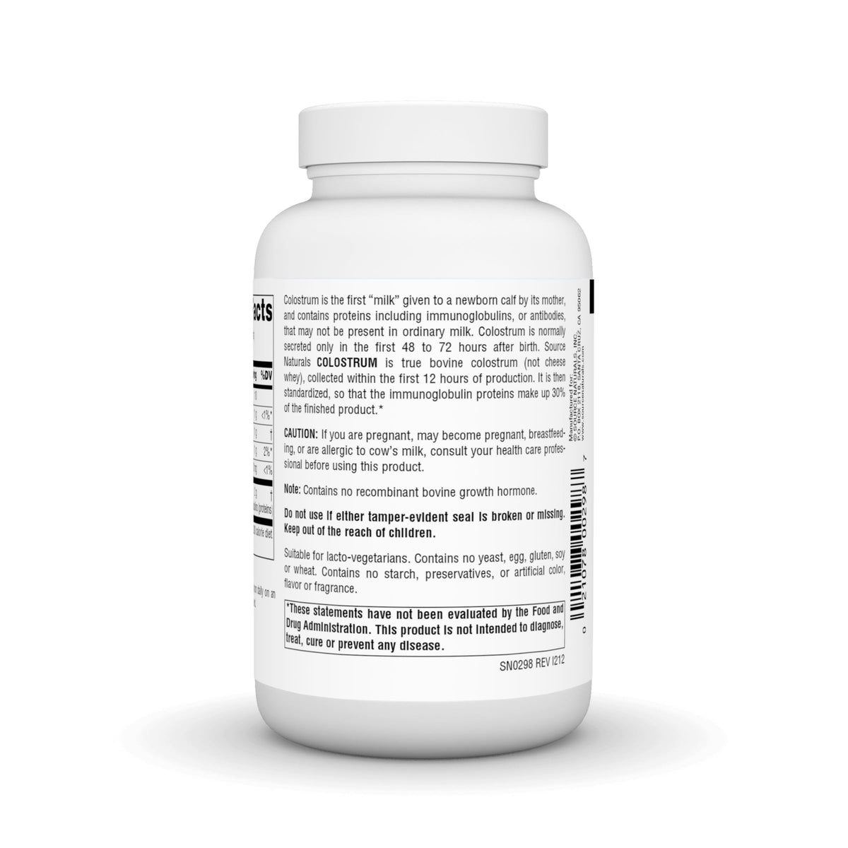 Source Naturals Colostrum 30% Immunoglobulins - 2 oz Powder - image 3