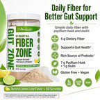 Divine Health Fiber Zone Powder Lemon-Lime - 60 Servings - image 2