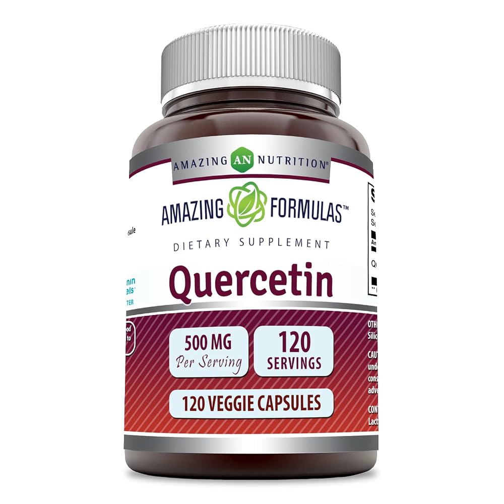 Amazing Nutrition Quercetin 500mg - 120 Vegetarian Capsules