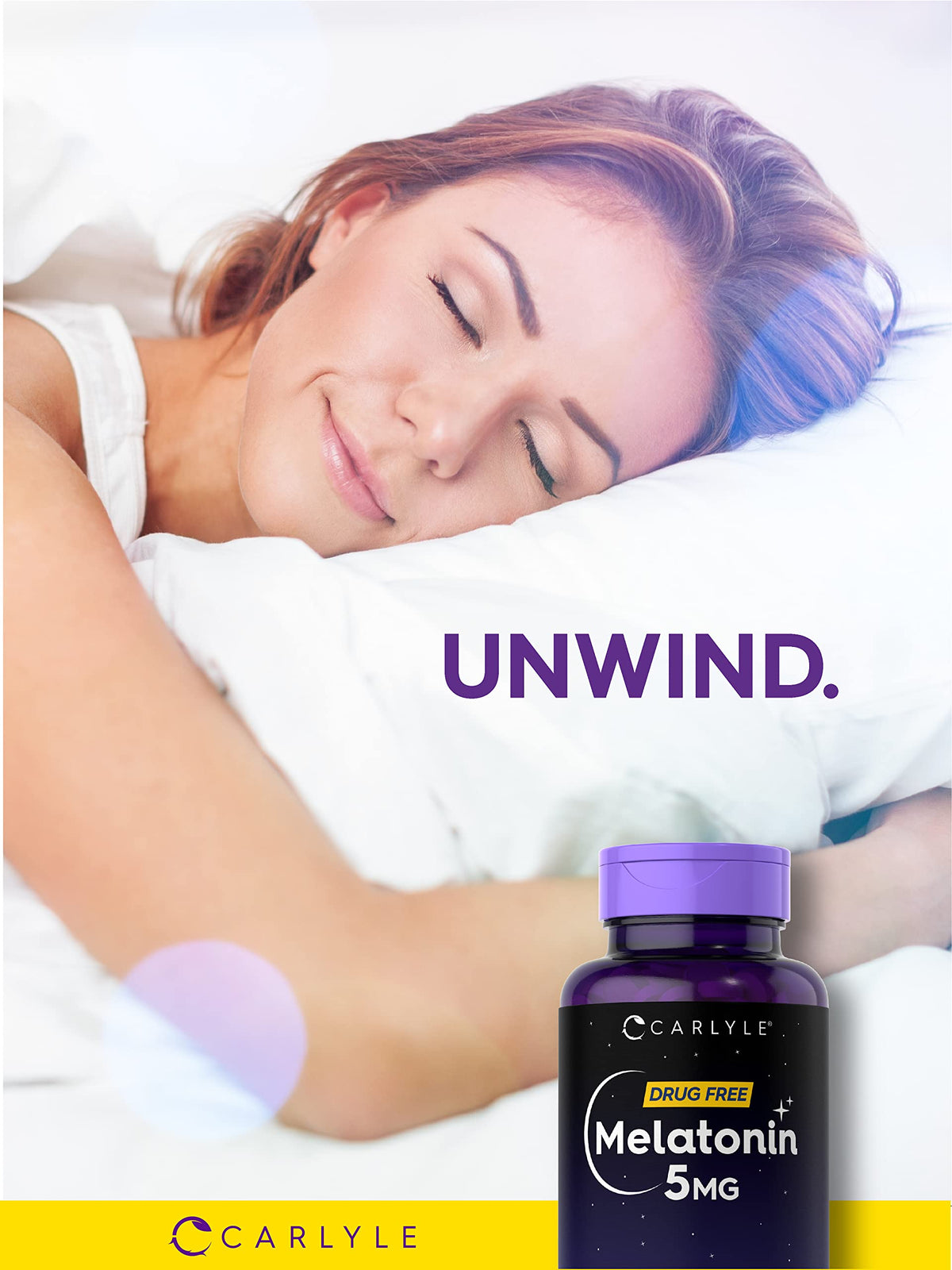 Carlyle Melatonin 5mg Sleep Support - 300 Tablets - image 6