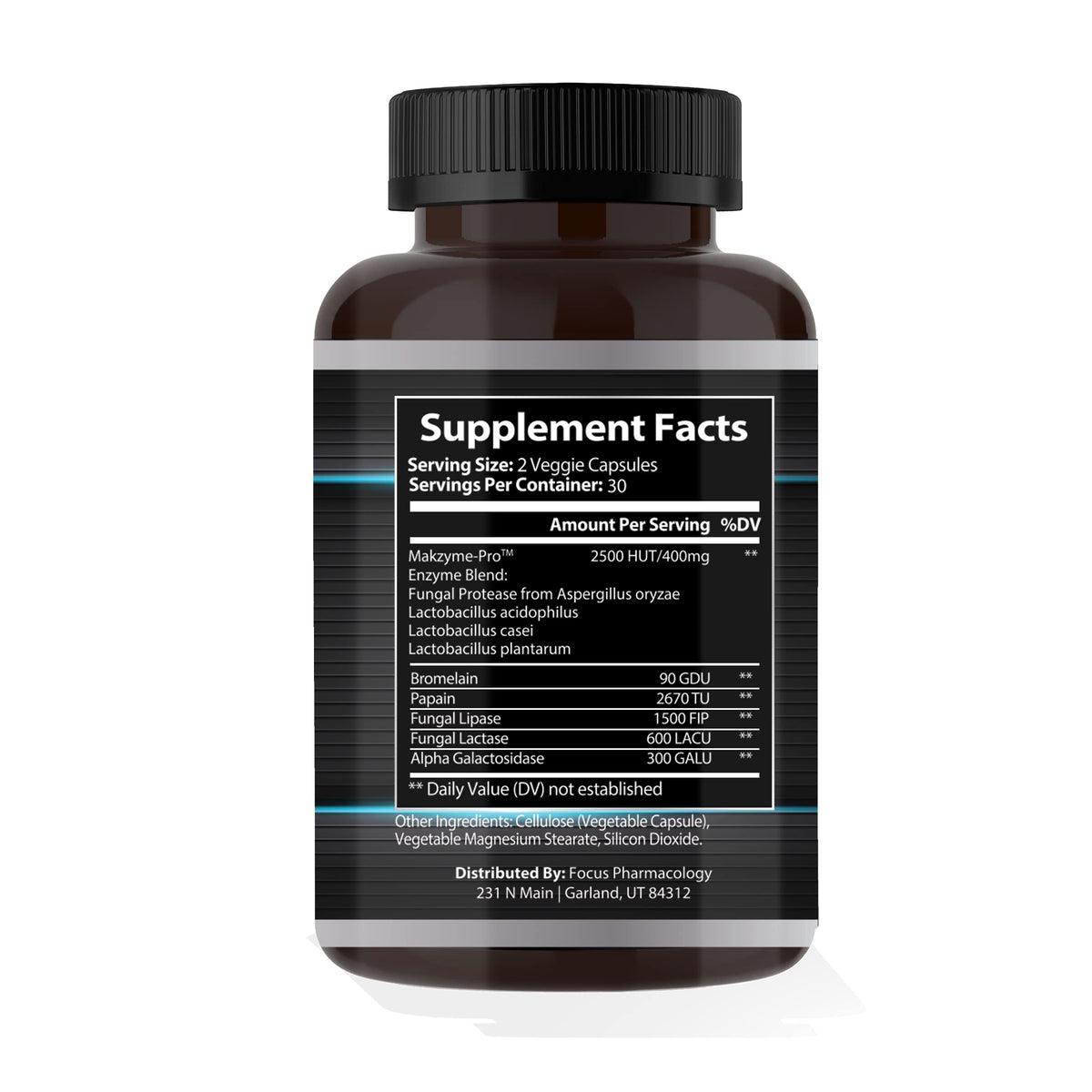 Focus Pharmacology Digestive Enzymes and Probiotics Blend