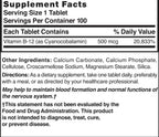 Xllent Vitamin B-12 500 mcg - 100 Tablets - image 3