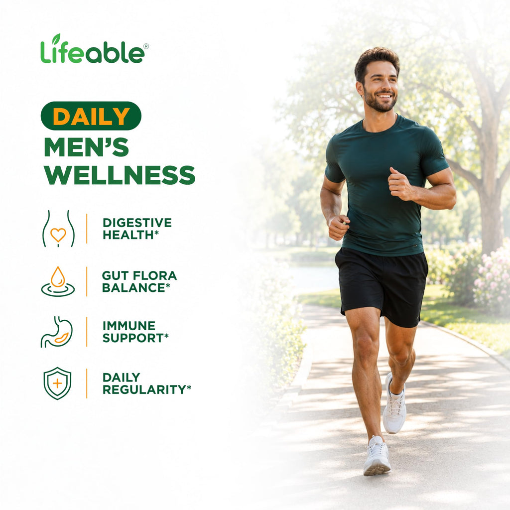 Lifeable Pre Post Probiotic Gummies for Men 10 Billion - 90 Count - image 3
