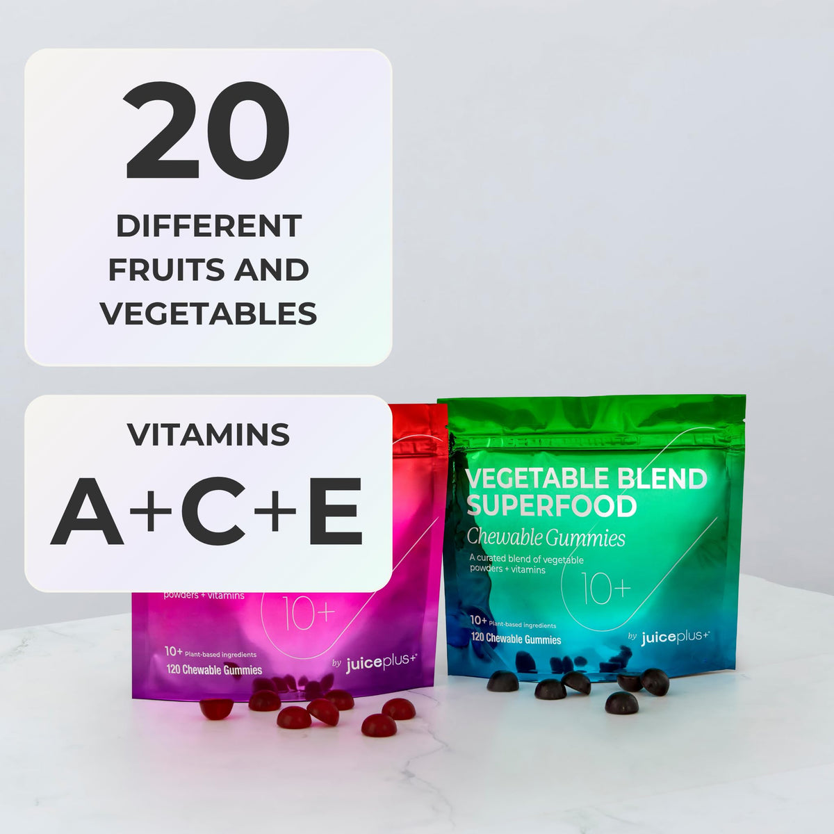 Juice Plus+ Fruit & Vegetable Blend Soft Chews - 240 Count - image 2