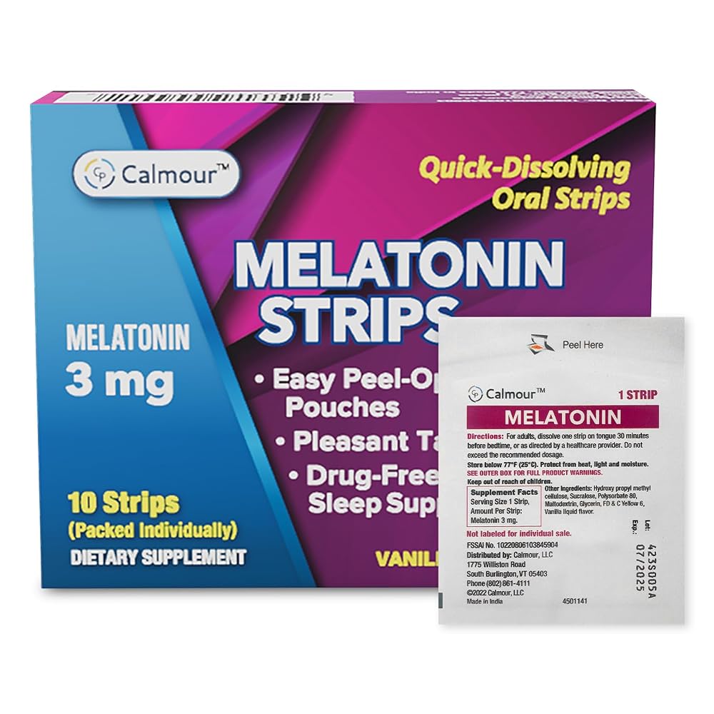 CALMOUR Oral Sleep Strips