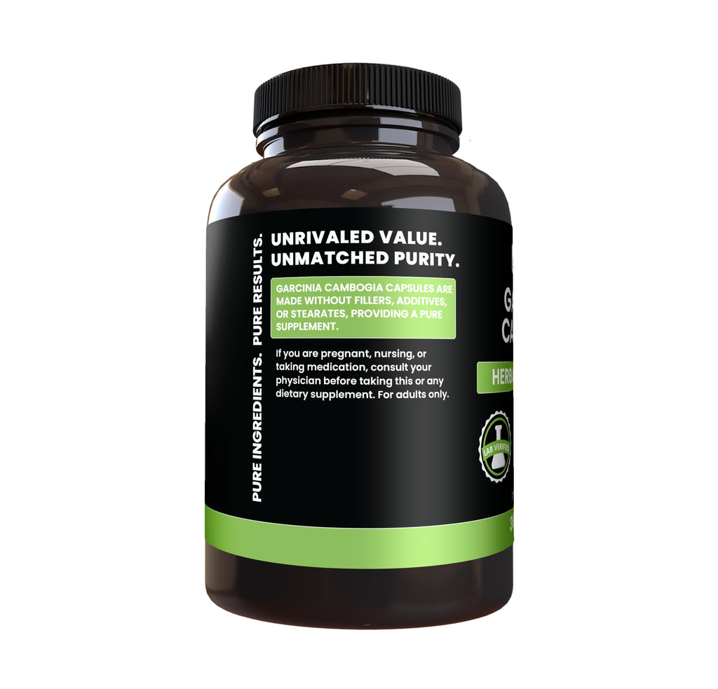 PURE ORIGINAL INGREDIENTS Garcinia Cambogia Extract - 365 Capsules - image 3