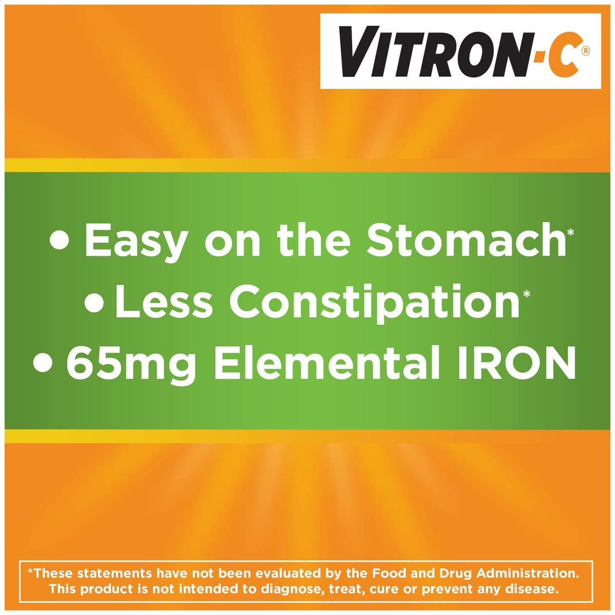 Vitron-C High Potency Iron Plus Vitamin C - 420 Tablets - image 5