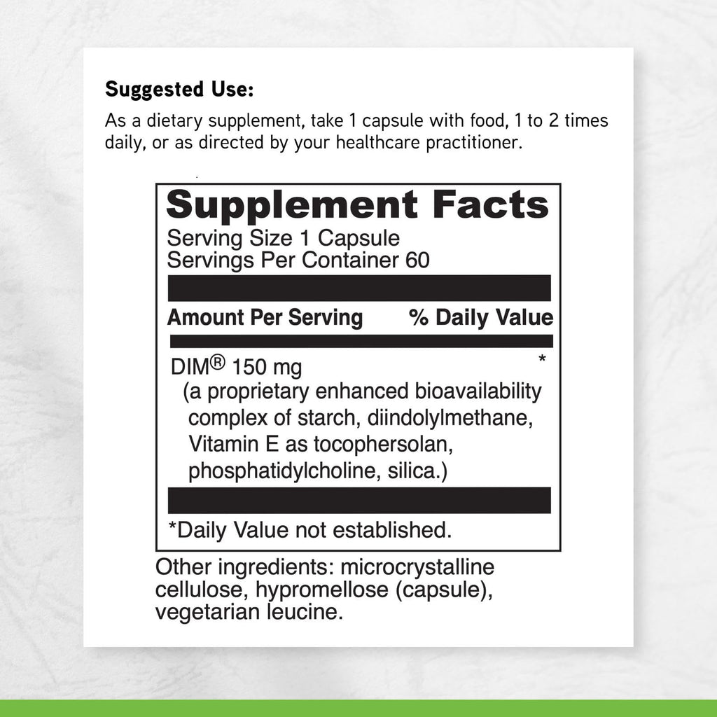 DAVINCI Labs DIMPro 150mg Hormone Balance - 60 Capsules - image 6