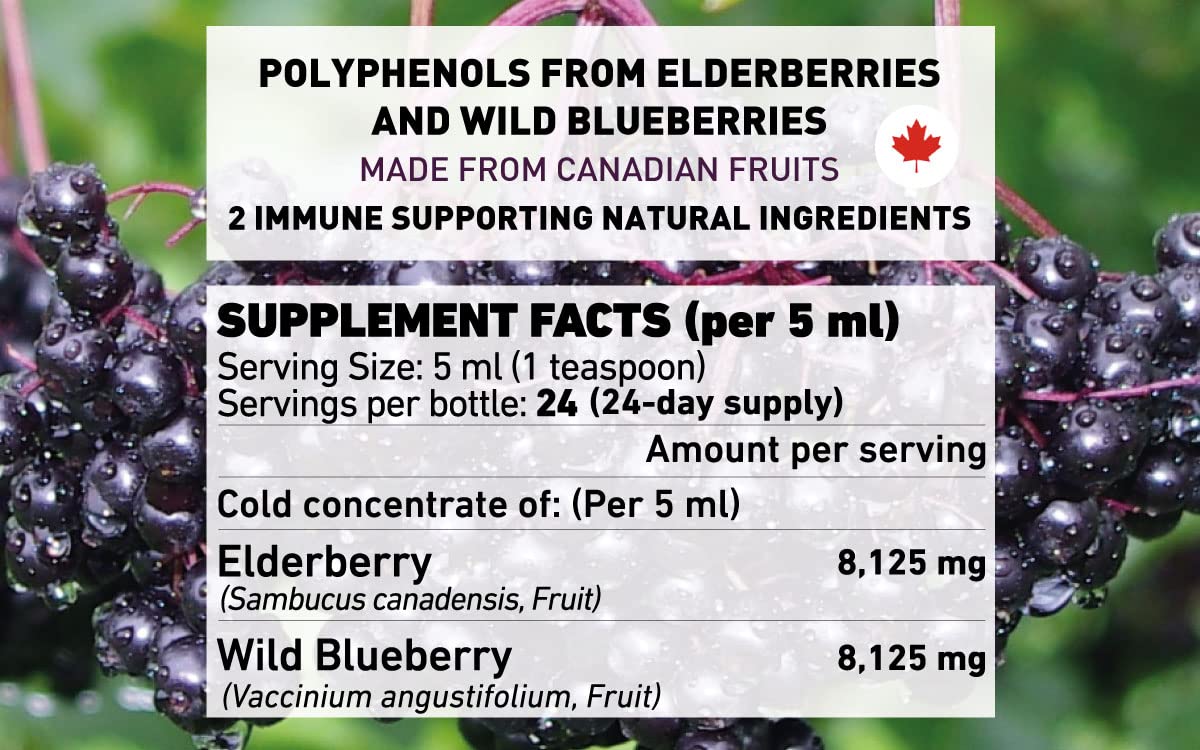 Immunia Elderberry & Wild Blueberry Concentrated. Immune Support.