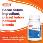 Rugby Vitamin D3 25 mcg (1,000 IU) - 100 Tablets - image 2