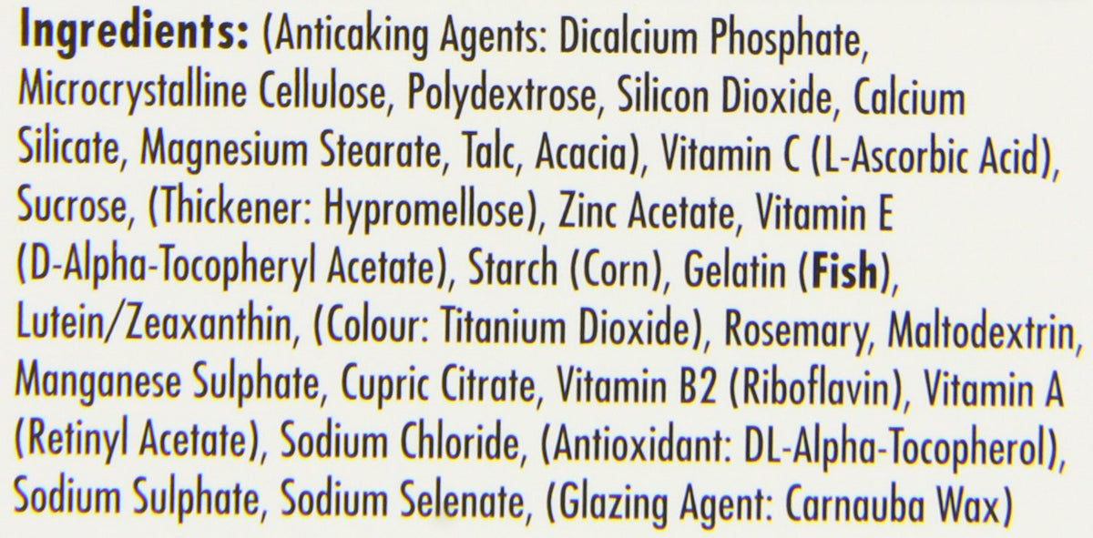 ICaps Lutein and Zeaxanthin Eye Health Support - 30 Tablets - image 7