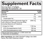 BrainMD Vegan Omega-3 Power Plant-Based Softgels - 60 Count - image 4