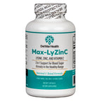 Del Mar Health Max-LyZinC L-Lysine 1100mg Zinc Vitamin C - 180 Capsules
