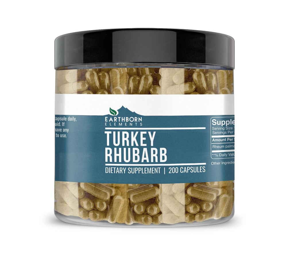 Earthborn Elements Turkey Rhubarb Extract - 200 Capsules