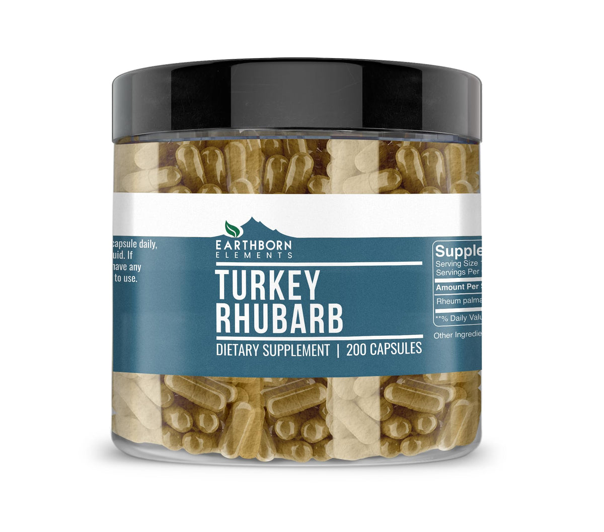 Earthborn Elements Turkey Rhubarb Extract - 200 Capsules